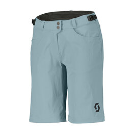 SCOTT κοντά παντελόνια χωρίς ιμάντες - TRAIL FLOW W/PAD W - μπλε