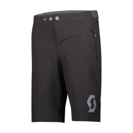 SCOTT κοντά παντελόνια χωρίς ιμάντες - TRAIL 10 LS/FIT W/PAD JR - μαύρο
