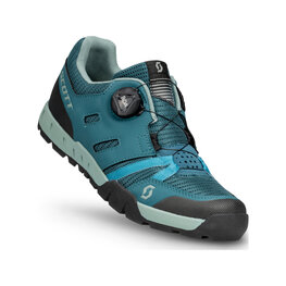 SCOTT ποδηλατικά παπούτσια - SPORT CRUS-R FLAT W - πράσινο/μπλε