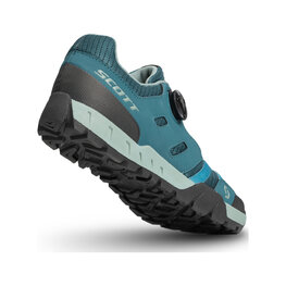 SCOTT ποδηλατικά παπούτσια - SPORT CRUS-R FLAT W - πράσινο/μπλε