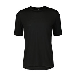 SCOTT κοντομάνικα μπλουζάκια - COMMUTER MERINO - μαύρο
