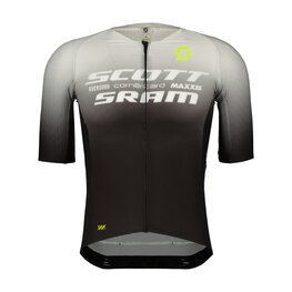 SCOTT κοντομάνικες φανέλα - SRAM AERO - μαύρο/λευκό
