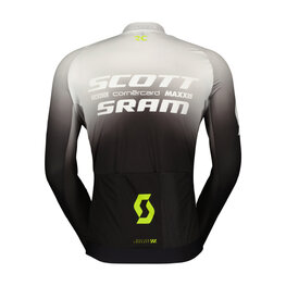 SCOTT θερινές μακρυμάνικες φανέλες - SCOTT-SRAM PRO - μαύρο/λευκό