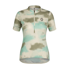 SCOTT κοντομάνικες φανέλα - ENDURANCE 10 W - λευκό/πράσινο