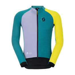 SCOTT αντιανεμικά μπουφάν - RC PRO WARM GTX WS-REMIX - πράσινο/μωβ/κίτρινο