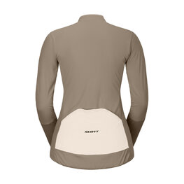 SCOTT θερινές μακρυμάνικες φανέλες - ENDURANCE W - μπεζ/λευκό