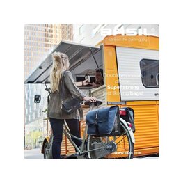 BASIL τσάνες - FORTE BOUBLE BAG - μπλε