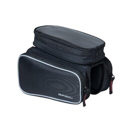 BASIL τσάνες - SPORT DESIGN TOP TUBE FRAME BAG DOUBLE - μαύρο