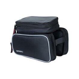BASIL τσάνες - SPORT DESIGN TOP TUBE FRAME BAG DOUBLE - μαύρο