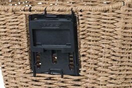 BASIL BREMEN RATTAN LOOK BE/KF - μαύρο/καφέ