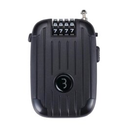 BBB κλειδαριές ποδηλάτου - BBL-53XL MINICASE - μαύρο