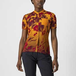 CASTELLI κοντομάνικες φανέλα - UNLTD SENTIERO - πορτοκαλί/κόκκινο