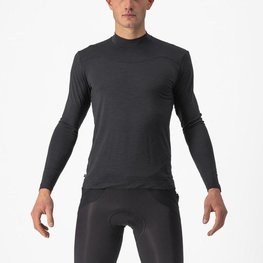 CASTELLI μακρυμάνικα μπλουζάκια - BANDITO WOOL LS - μαύρο