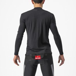 CASTELLI μακρυμάνικα μπλουζάκια - BANDITO WOOL LS - μαύρο