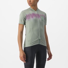 CASTELLI κοντομάνικες φανέλα - UNLIMITED SENTIERO 2 - πράσινο