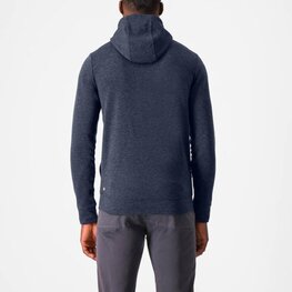 CASTELLI φούτερ - MILANO 2 FULL ZIP FLEECE - μπλε