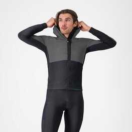 CASTELLI αντιανεμικά μπουφάν - FLY UNLTD - μαύρο/γκρί