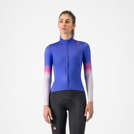 CASTELLI χειμερινές μακρυμάνικες φανέλες - CORSO THERMAL - μωβ