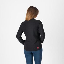 CASTELLI φούτερ - CLASSICO W FLEECE - μαύρο
