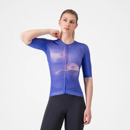 CASTELLI κοντομάνικες φανέλα - CLIMBER'S A/C W - μπλε
