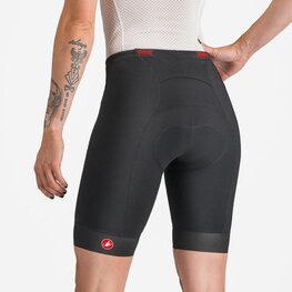 CASTELLI κοντά παντελόνια χωρίς ιμάντες - TRI W SHORT - μαύρο
