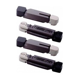 BBB τακάκια v-brake - TECHSTOP - μαύρο