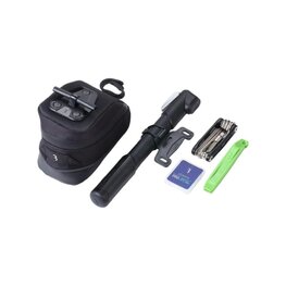 BBB τσαντάκια ποδηλάτου - COMBISET STOREPACK - μαύρο