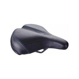 BBB σέλες - COMFORTPLUS UPRIGHT LEATHER 225MM - μαύρο