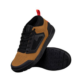 LEATT ποδηλατικά παπούτσια - FLAT 3.0 - καφέ/μαύρο