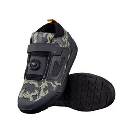 LEATT ποδηλατικά παπούτσια - PROFLAT 3.0 - πράσινο/μαύρο