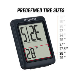 SIGMA SPORT στροφόμετρα - BC 5.0 ATS - μαύρο