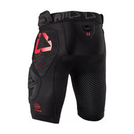 LEATT εσώρουχα με προστατευτικά - IMPACT SHORTS 3DF 5.0 - μαύρο/κόκκινο