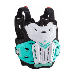 LEATT προστατευτικά πλάτης και θώρακα - CHEST PROTECTOR 4.5 WOMEN - μαύρο/λευκό/πράσινο