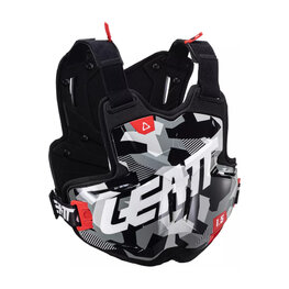 LEATT προστατευτικά πλάτης και θώρακα - CHEST PROTECTOR 1.5 TORQUE - μαύρο/λευκό/κόκκινο