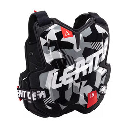 LEATT προστατευτικά πλάτης και θώρακα - CHEST PROTECTOR 1.5 TORQUE - μαύρο/λευκό/κόκκινο
