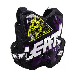 LEATT προστατευτικά πλάτης και θώρακα - CHEST PROTECTOR 1.5 TORQUE - μαύρο/κίτρινο/λευκό