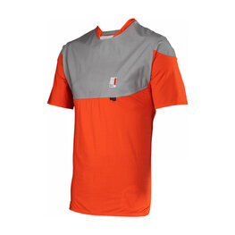 LEATT κοντομάνικες φανέλα - MTB ALLMOUNTAIN 3.0 - κόκκινο/γκρί