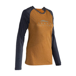 LEATT θερινές μακρυμάνικες φανέλες - MTB ALL MOUNTAIN 3.0 W - καφέ