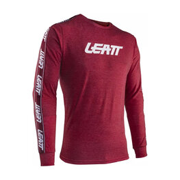 LEATT μακρυμάνικα μπλουζάκια - PREMIUM LONG - κόκκινο
