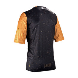 LEATT κοντομάνικες φανέλα - MTB ENDURO 3.0 - μαύρο/καφέ