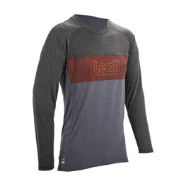 LEATT θερινές μακρυμάνικες φανέλες - MTB GRAVITY 2.0 - μαύρο