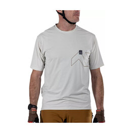 LEATT κοντομάνικες φανέλα - MTB TRAIL 1.0 X-FLOW - γκρί