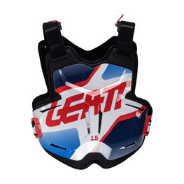 LEATT προστατευτικά πλάτης και θώρακα - CHEST PROTECTOR TORQUE 1.5 - μαύρο/μπλε