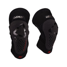 LEATT προστατευτικά γονάτων - KNEE GUARD 3DF 5.0 EVO FASTFIT - μαύρο