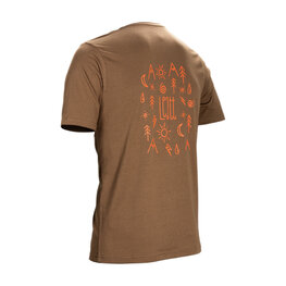 LEATT κοντομάνικα μπλουζάκια - CORE - καφέ