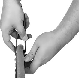 SUPER B μοχλοί ελαστικών - TIRE LEVER TB-TL08 - πορτοκαλί