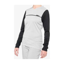 100% SPEEDLAB θερινές μακρυμάνικες φανέλες - RIDECAMP W - γκρί/μαύρο