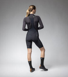 ALÉ κοντά παντελόνια με τιράντες - PR-E MAGIC COLOUR - μαύρο