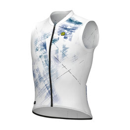 ALÉ αμάνικες φανέλες - MIRROR PR-E - λευκό/μπλε