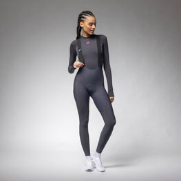 ALÉ μακριά παντελόνια με τιράντες - R-EV1 VOLTAGE - ανθρακί